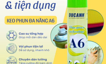 Keo phun đa năng là gì? Ứng dụng thực tế & cách sử dụng keo phun đa năng A6 hiệu quả nhất